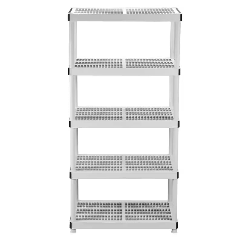 5-Tier Plastic Storage Shelving Unit M14423