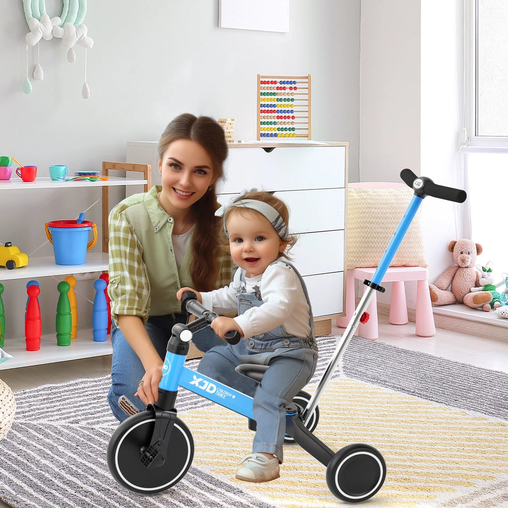 7 in 1 Toddler Tricycle with Push Handle R532939