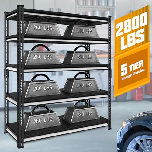 48" W Blue 3-Tier Metal Garage Shelving W145
