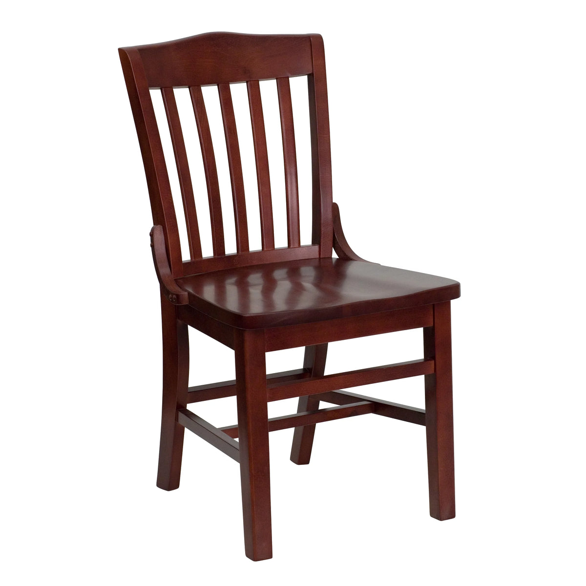 Mahogany Wood Chair W7075