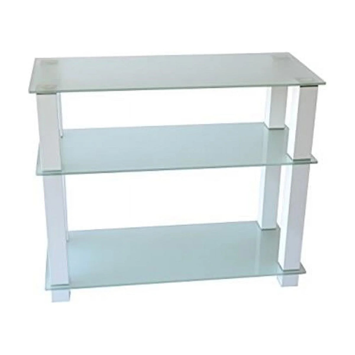 Gloss White Frosted Glass TV Stand H992895