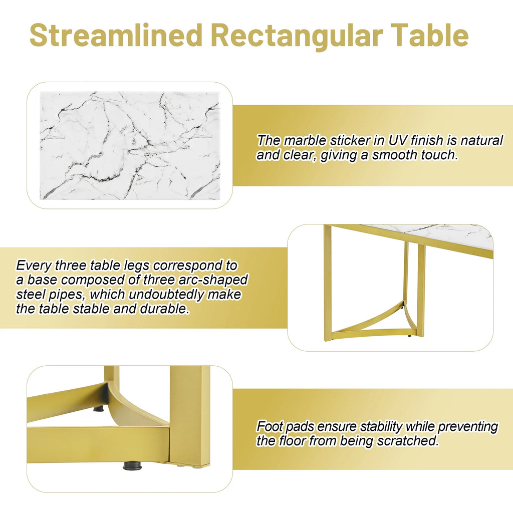 7-Piece Modern Dining Table Set V282965